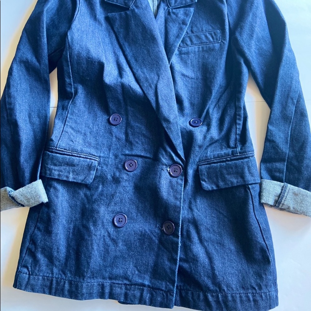 Never worn woman jean jacket.
